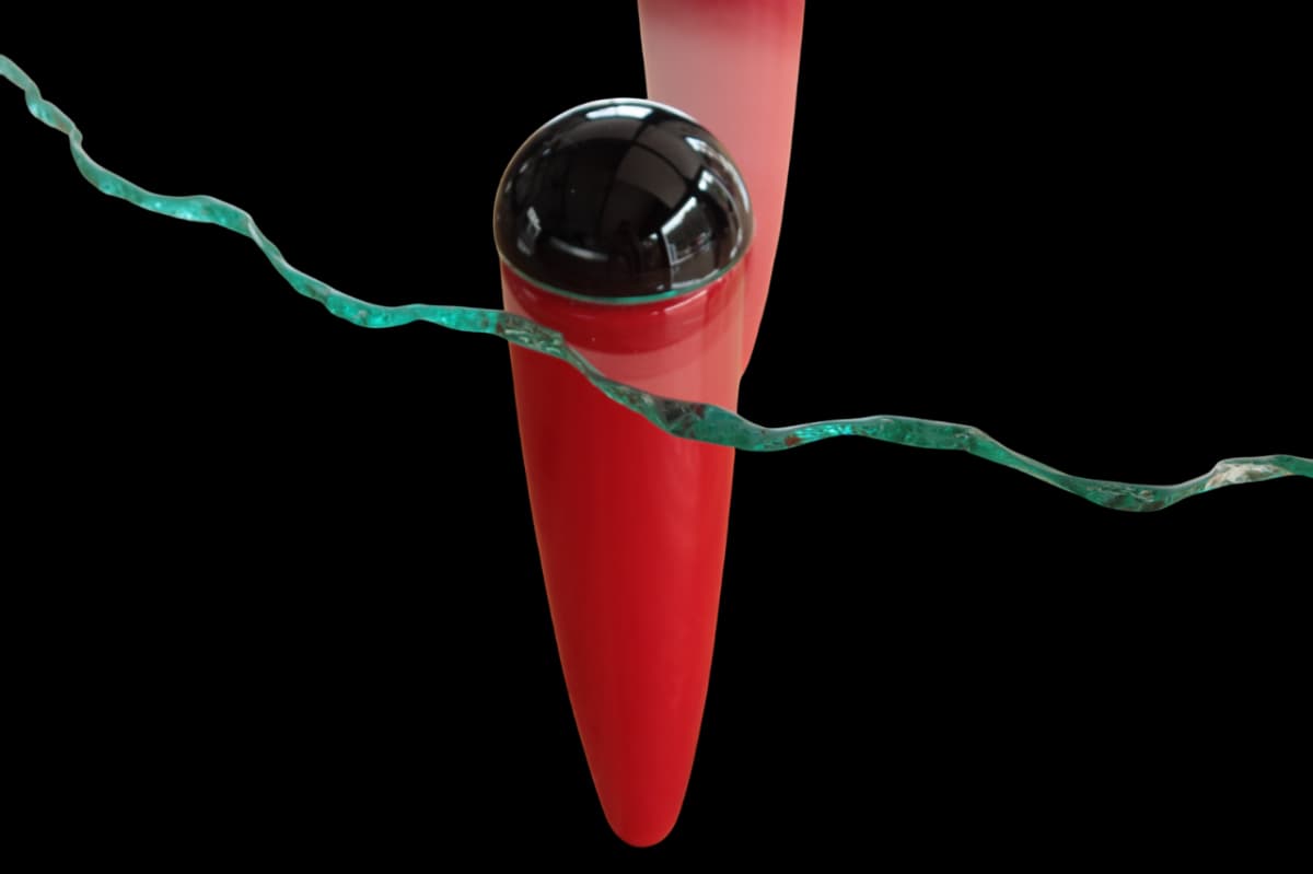 Table de designer création unique dans le goût de Maurice Barilone