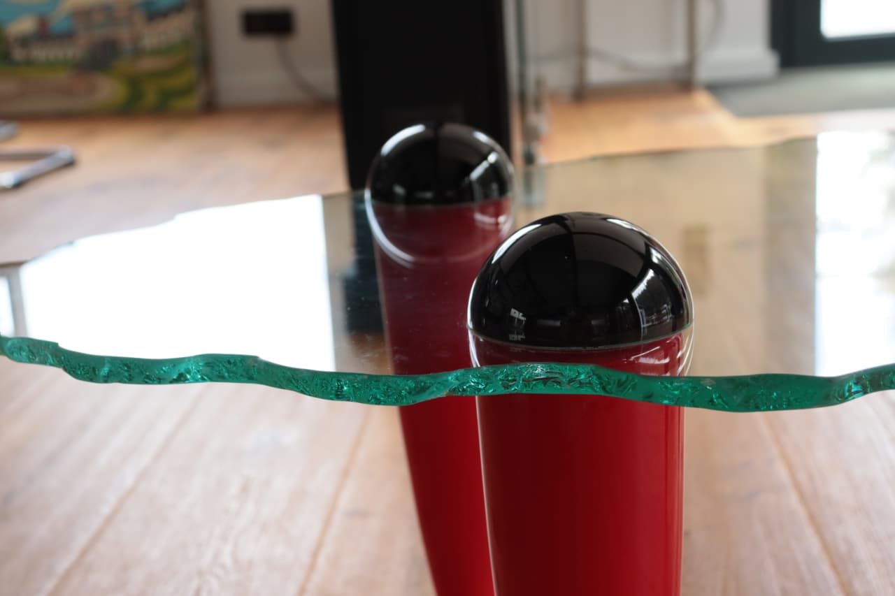 Thumbnail for Table de designer création unique dans le goût de Maurice Barilone