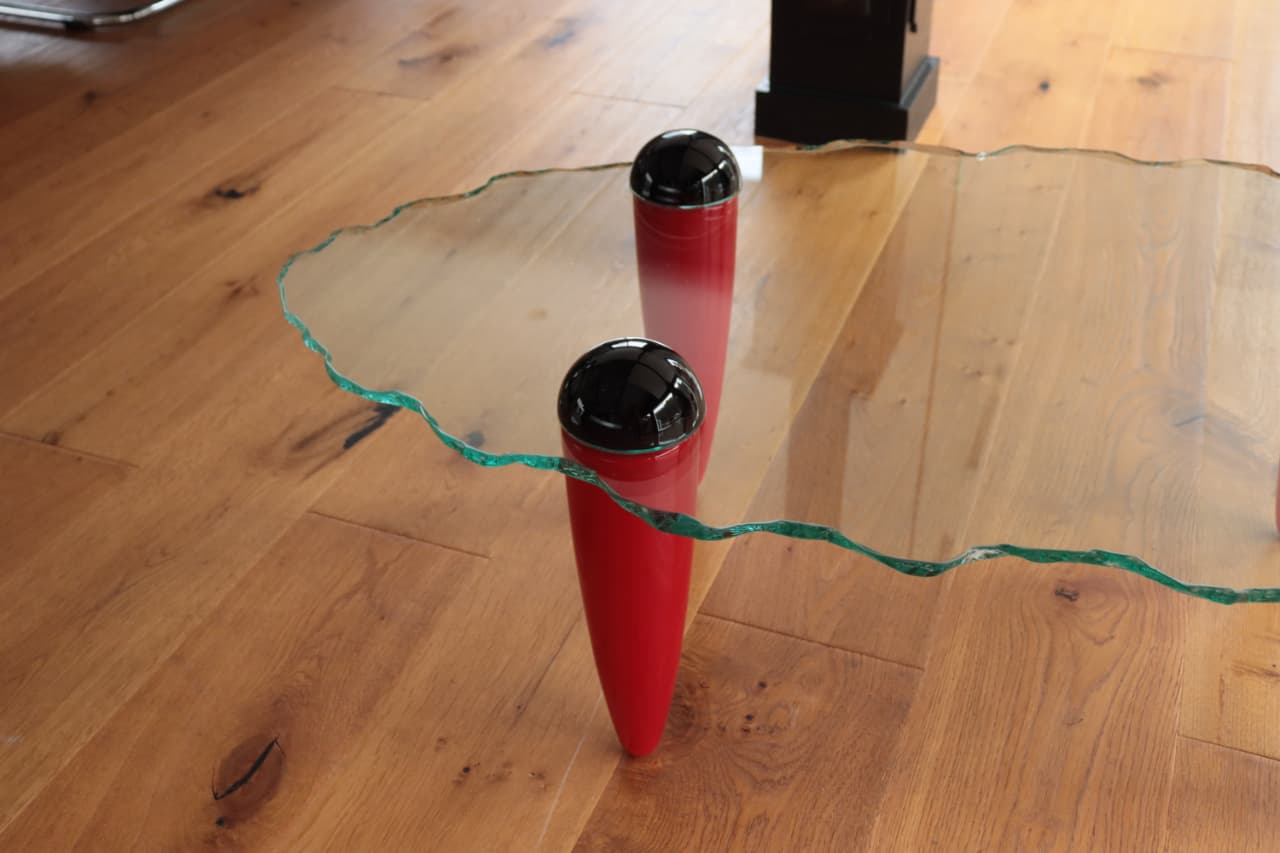 Thumbnail for Table de designer création unique dans le goût de Maurice Barilone