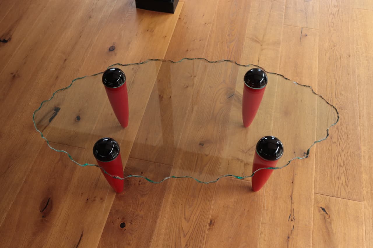 Thumbnail for Table de designer création unique dans le goût de Maurice Barilone