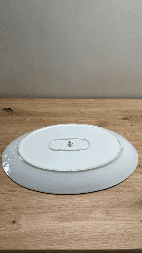 Thumbnail for Grand plat ovale en porcelaine