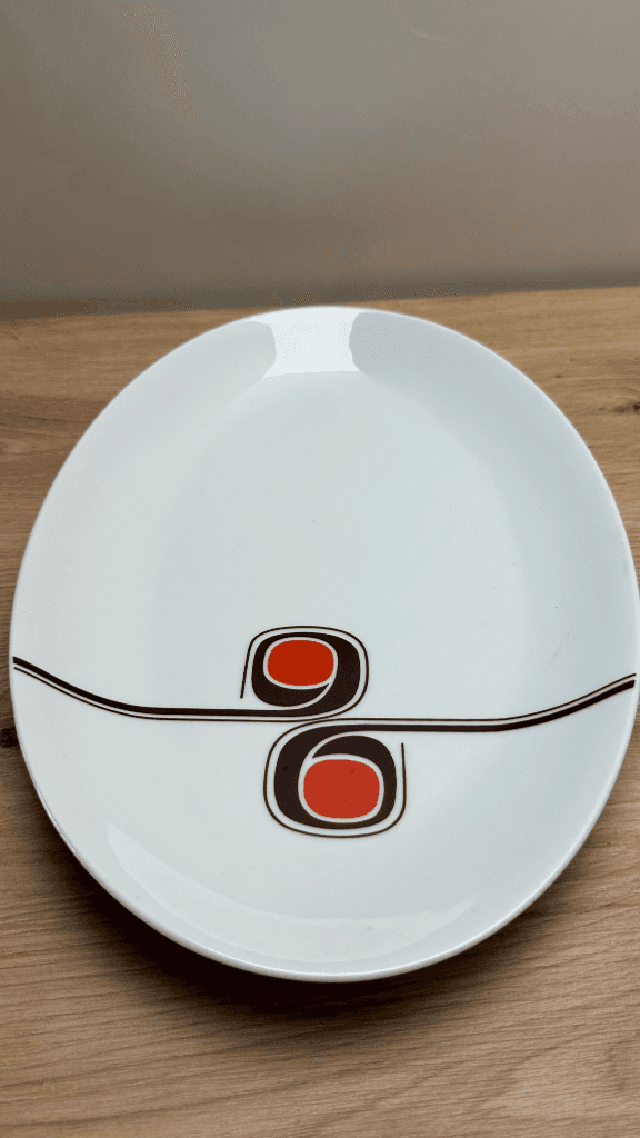 Thumbnail for Grand plat ovale en porcelaine