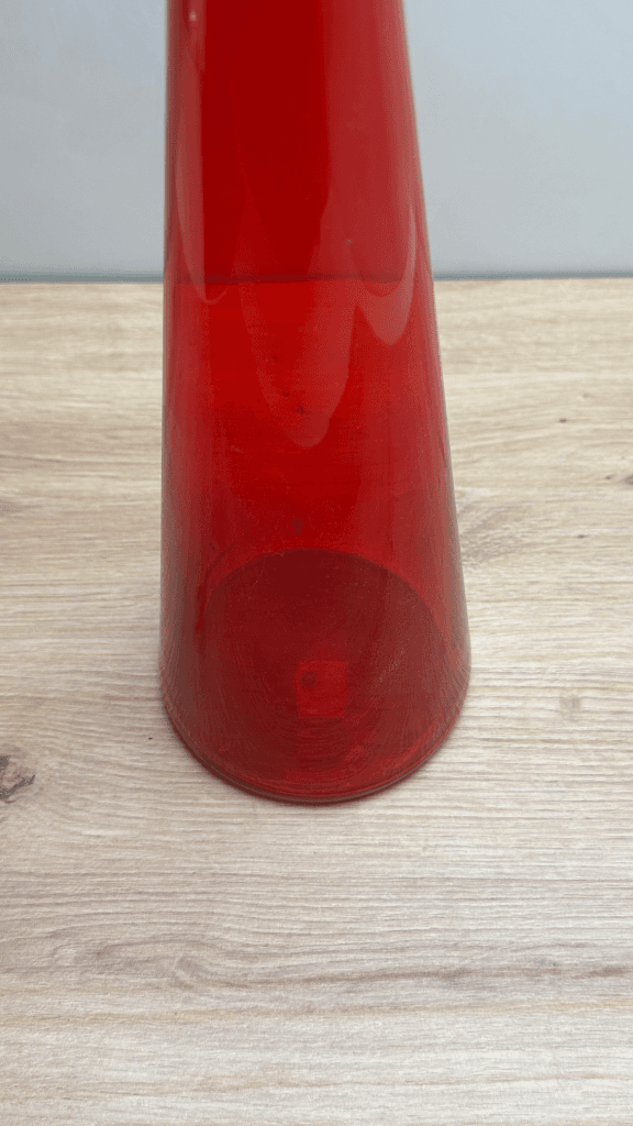 Thumbnail for Carafe décorative vintage en verre soufflé