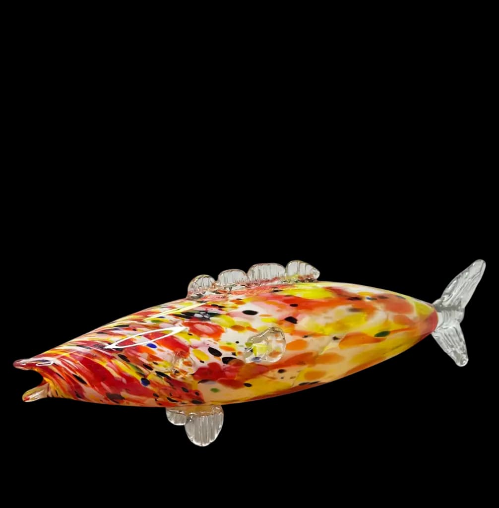 Poisson en verre soufflé de Murano
