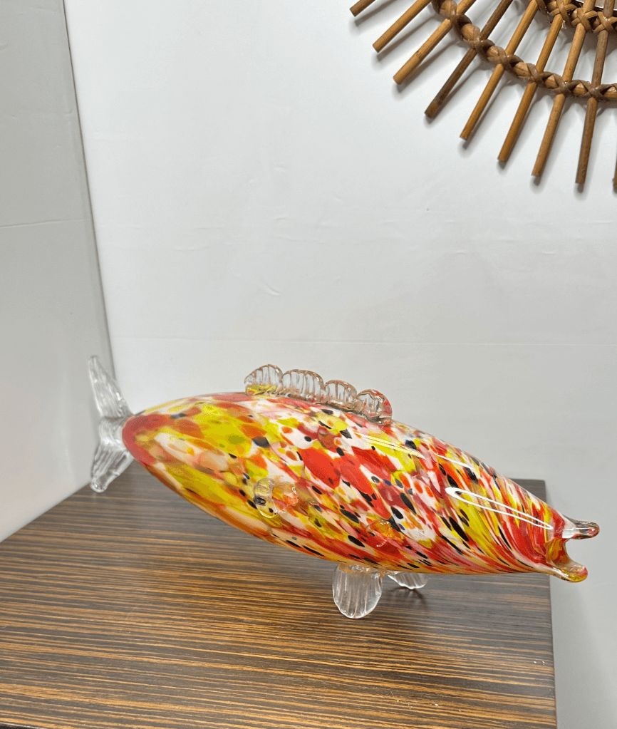 Thumbnail for Poisson en verre soufflé de Murano