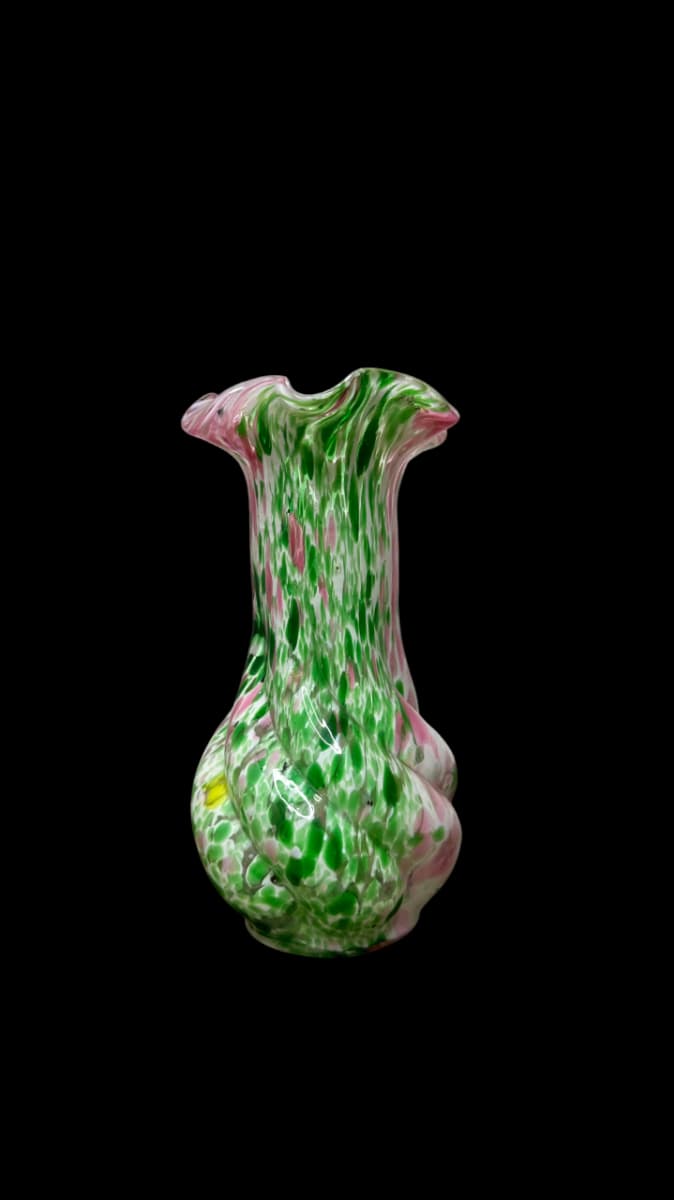Vase en verre soufflé