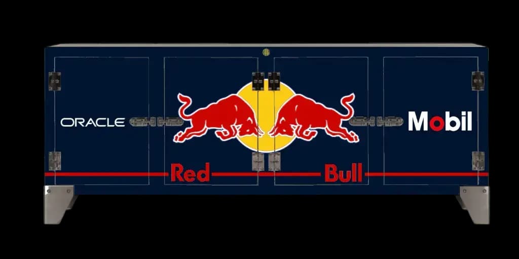 Meuble 4 portes RED BULL