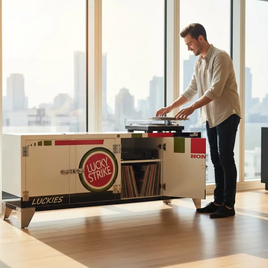 Thumbnail for Meuble 4 portes Honda LUCKY STRIKE