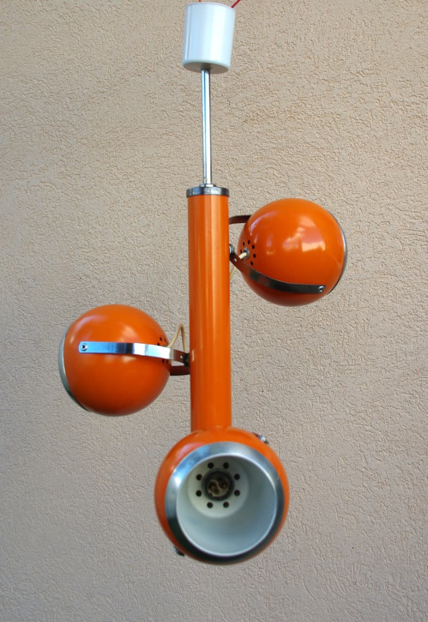 Thumbnail for Lustre suspension eyeball vintage 1960