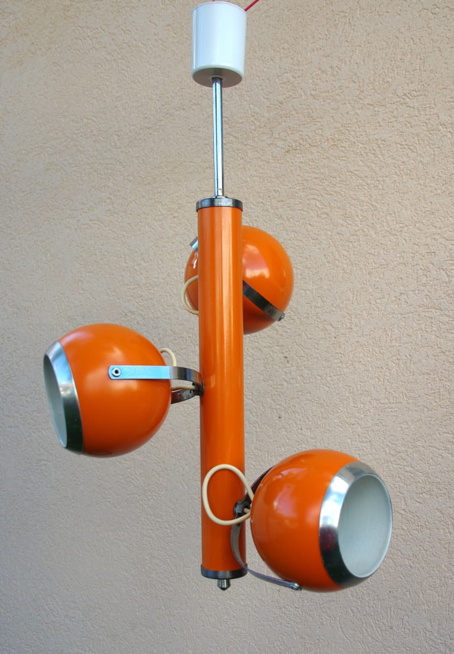 Thumbnail for Lustre suspension eyeball vintage 1960