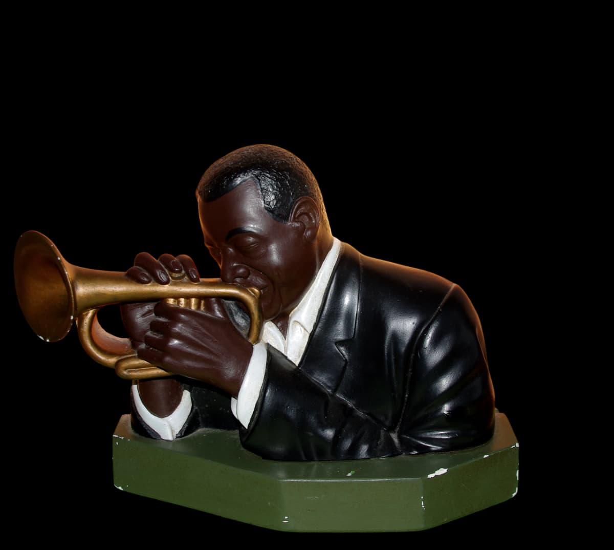 Lampe de chevet "le trompettiste jazz"
